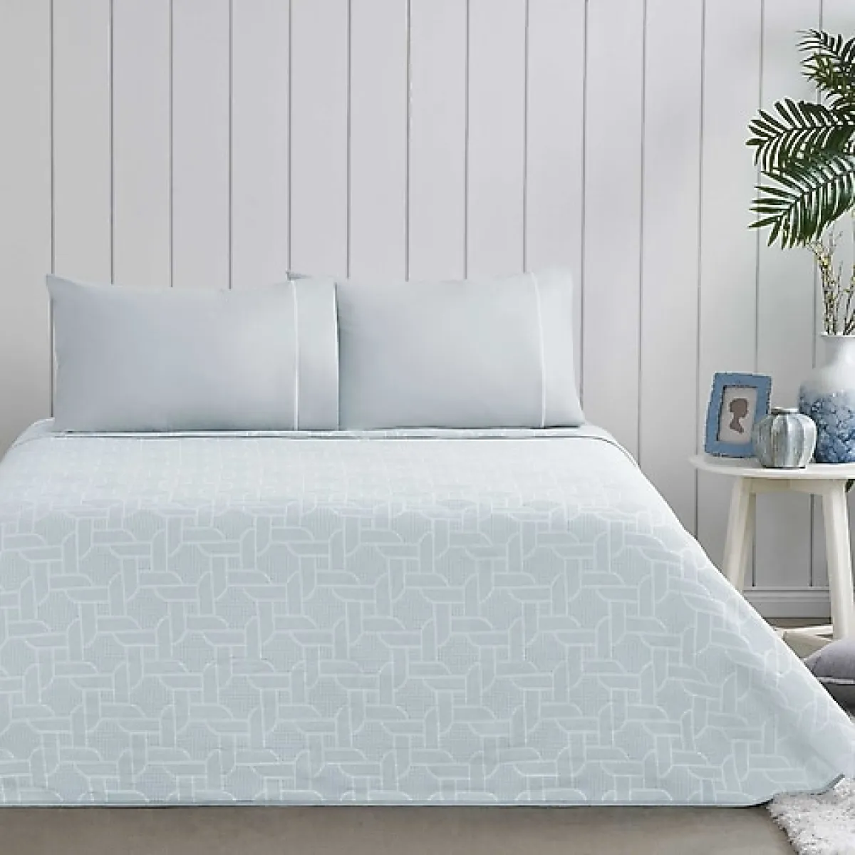 Taç Callie Jakarlı Çift Kişilik Pike Takımı