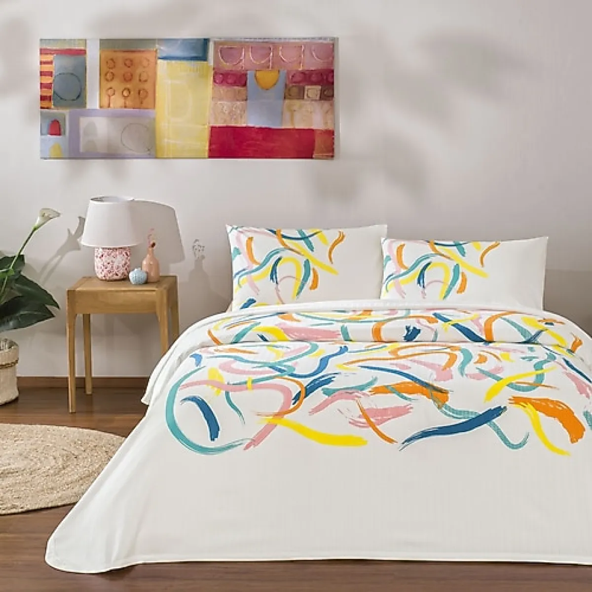 Taç Zest Tek Kişilik Pike Takımı