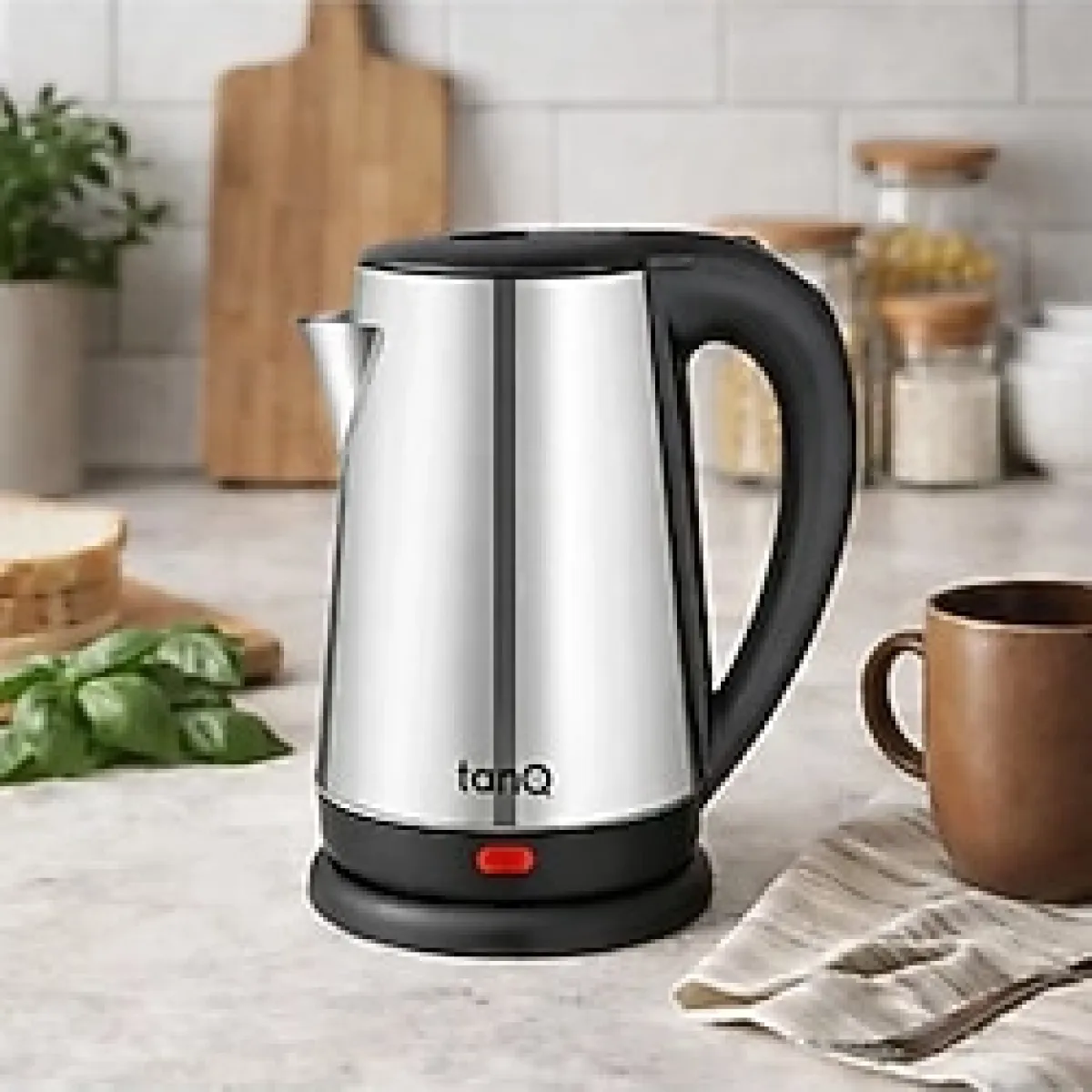 TANQ Elektrikli Paslanmaz Çelik Su Isıtıcısı Kettle 1.8 Litre