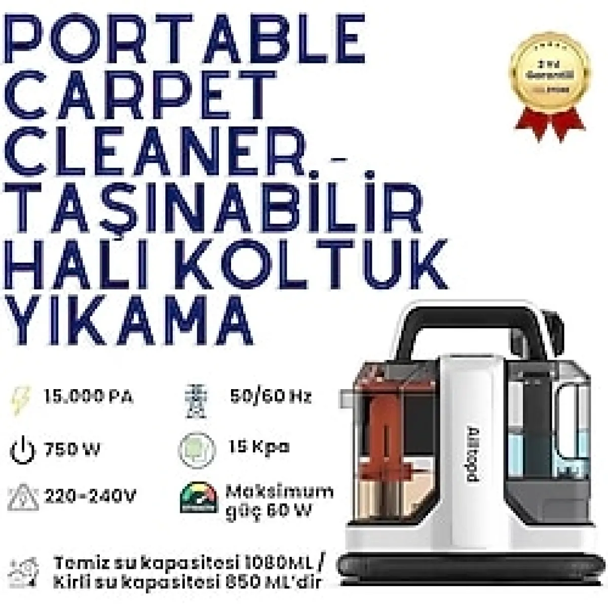 Taşınabilir Halı Ve Koltuk Temizleyici