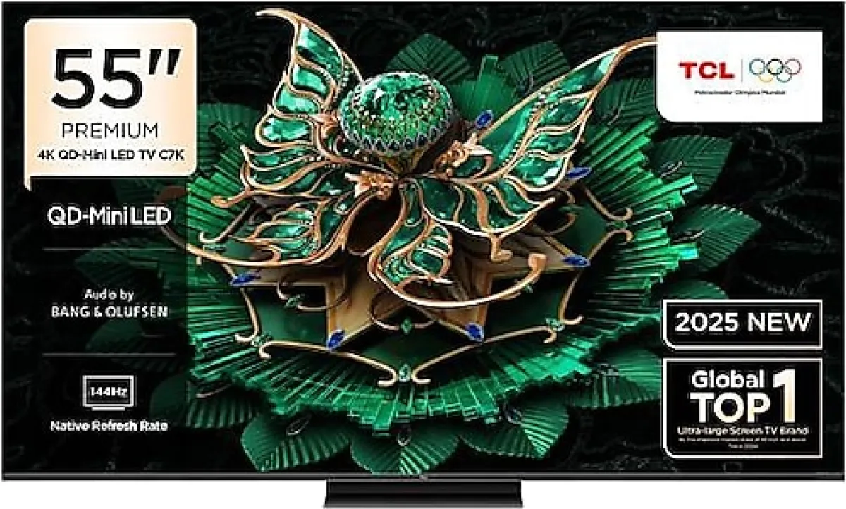 TCL 55C7K 4K Ultra HD 55" 140 Ekran Uydu Alıcılı Google Smart MiniLED TV