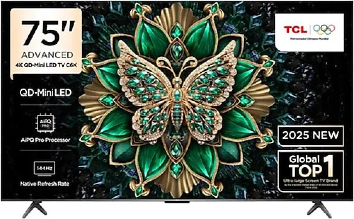TCL 75C6K 4K Ultra HD 75" 190 Ekran Uydu Alıcılı Google Smart Mini LED TV