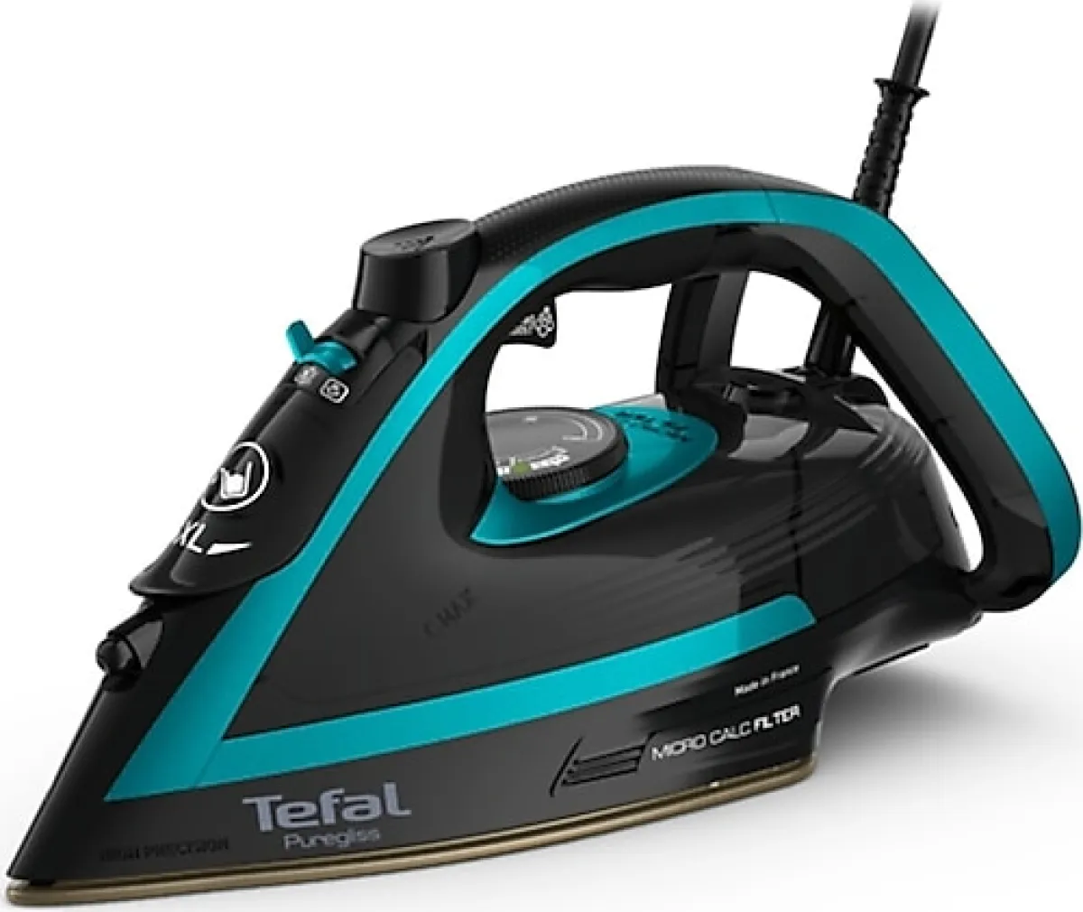 Tefal FV8066 Puregliss 3000 W Siyah Buharlı Ütü
