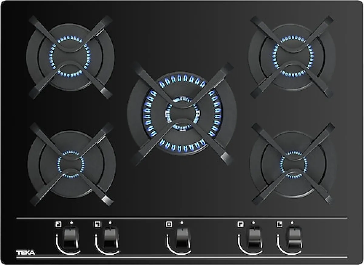 Teka GBC 75030 KBC BK Wok Gözlü Siyah Ankastre Ocak