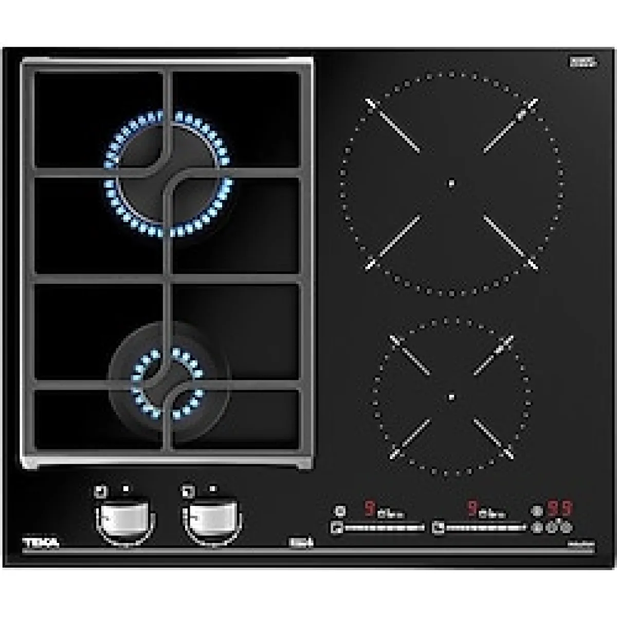 Teka JZC 64322 ABN BK Gazlı ve İndüksiyonlu Ankastre Ocak