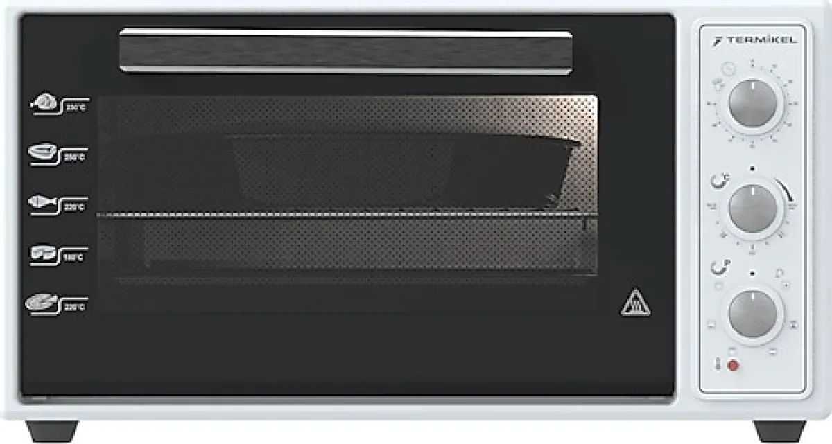 Termikel MO D6433C W 50 lt Beyaz Mini Fırın