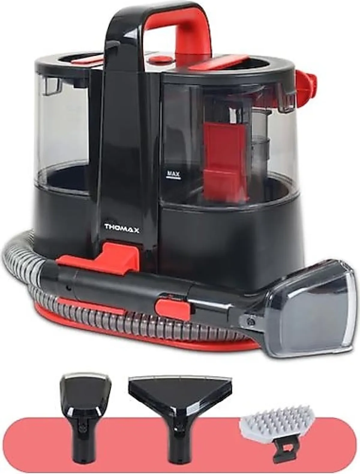 Thomax DMW001A Kırmızı Koltuk ve Halı Yıkama Makinesi