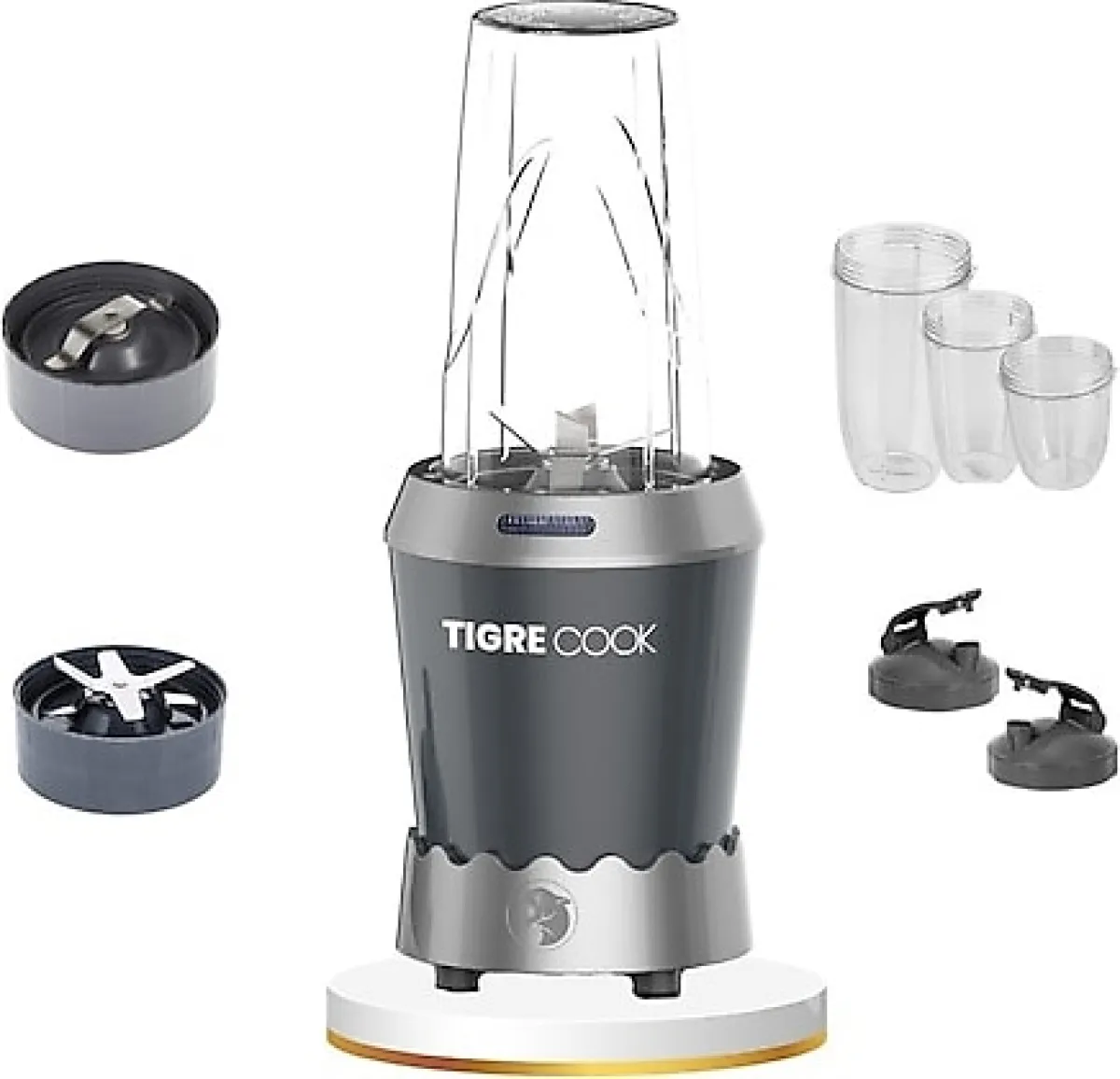 Tigrecook Nutrishake 3in1 1000 W Gri Öğütücü ve Smoothie Blender