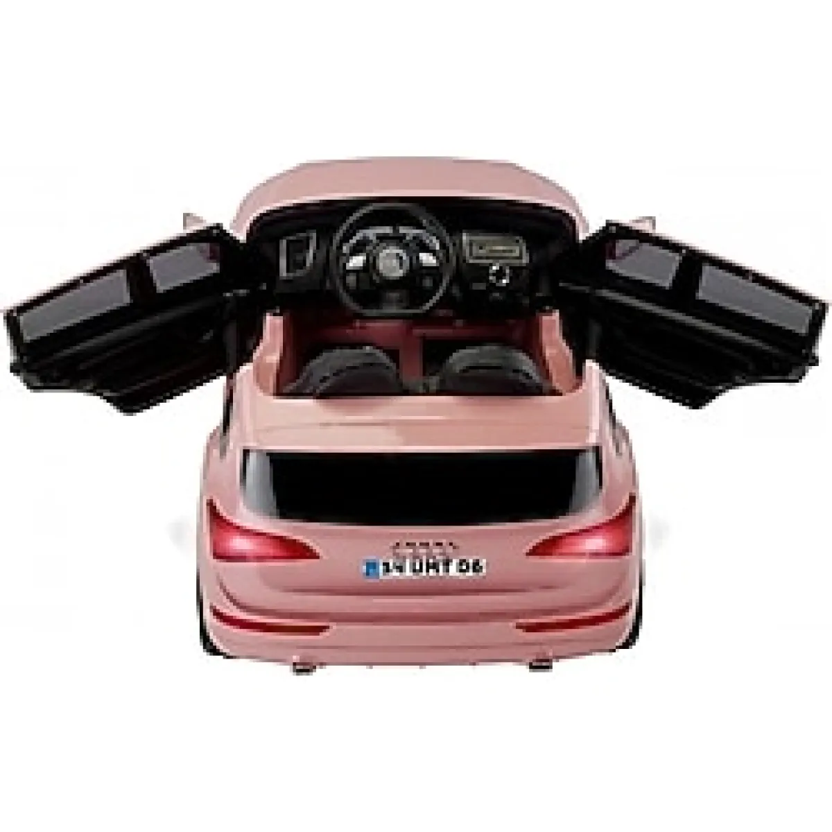 Turhan Bebe Çift Kişilik Suv Uzaktan Kumandalı 12 Volt Jeep Akülü Araba Pembe