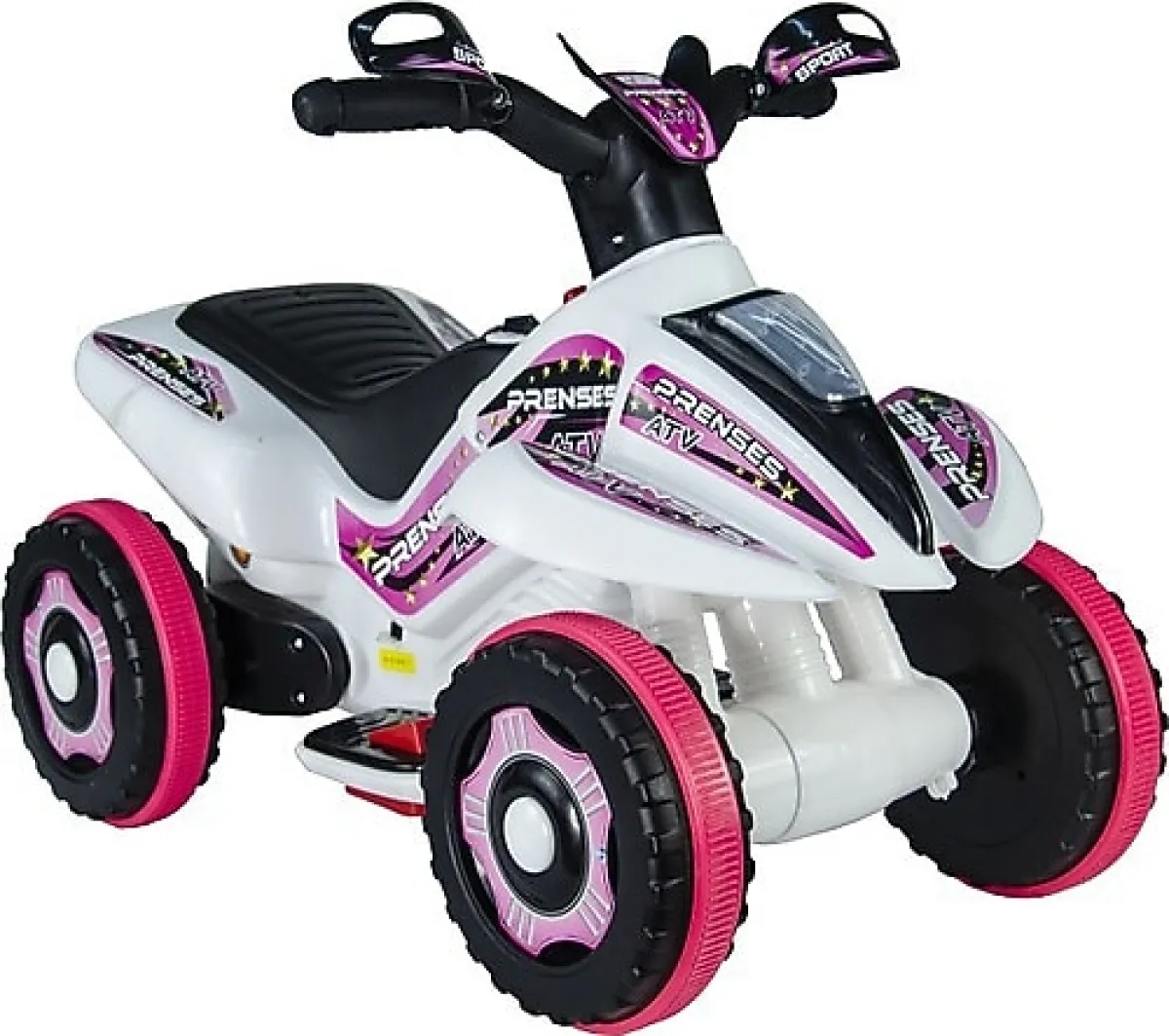 UJ Toys Karınca Pembe-Beyaz 6 V Akülü ATV
