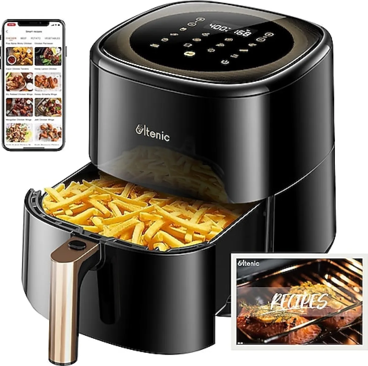 Ultenic K10 Airfryer XL 5 lt Yağsız Fritöz