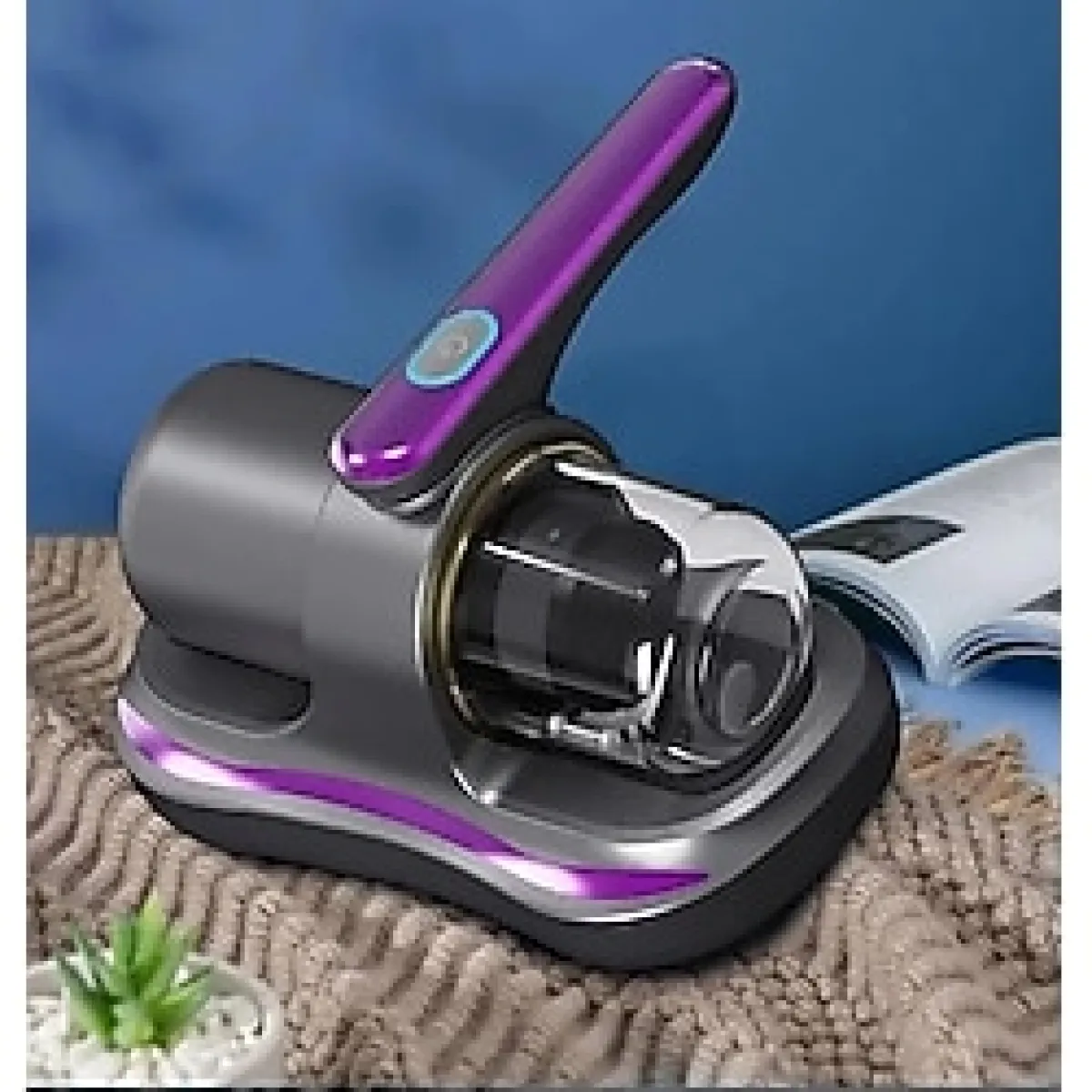 Uv Işık Teknolojili Güçlü Motorlu Yatak Temizleme Cihazı - %99,9 Akar Giderme Özelliği Ile - 1BW-Beyaz