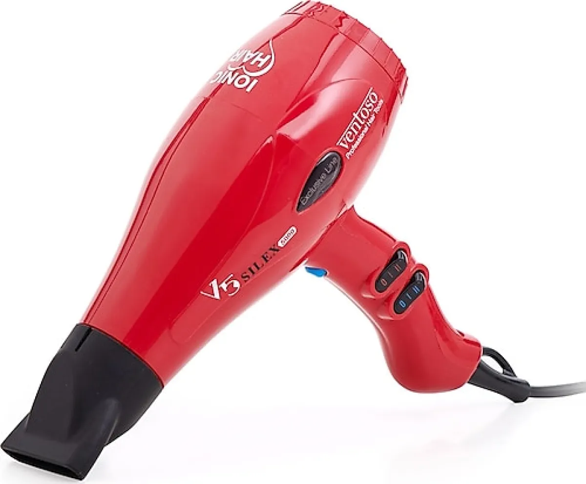 Ventoso V5 Exclusive Ionik Profesyonel 2500 W Fön Makinesi Kırmızı