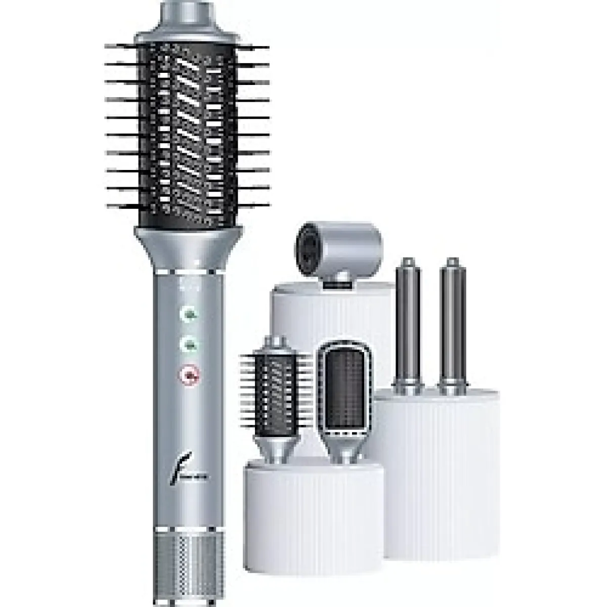 VERYFİT 5 iN 1 Hava Üflemeli Saç Düzleştirici Şekillendirici Compact Saç Kurutma Fön Makinesi