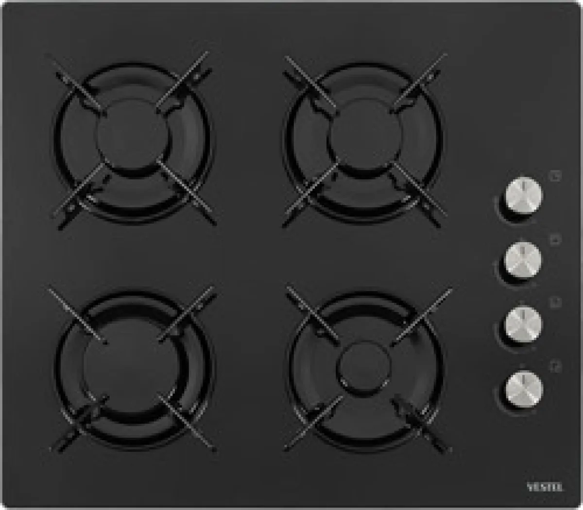 Vestel AO-6104 YS-DG Siyah Cam Ankastre Ocak