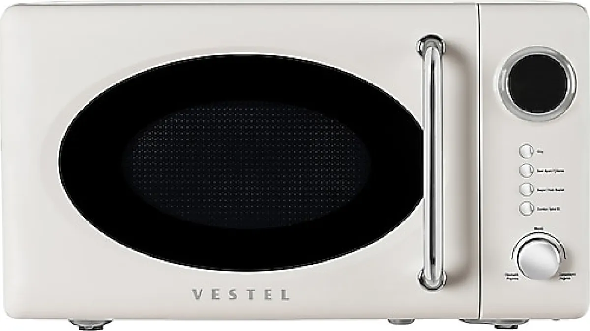 Vestel MD 20 YD Retro Bej 20 lt Mikrodalga Fırın