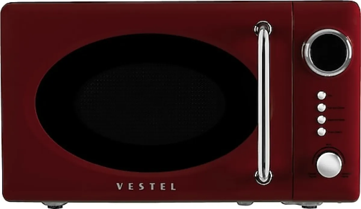 Vestel MD 20 YD Retro Bordo 20 lt Mikrodalga Fırın