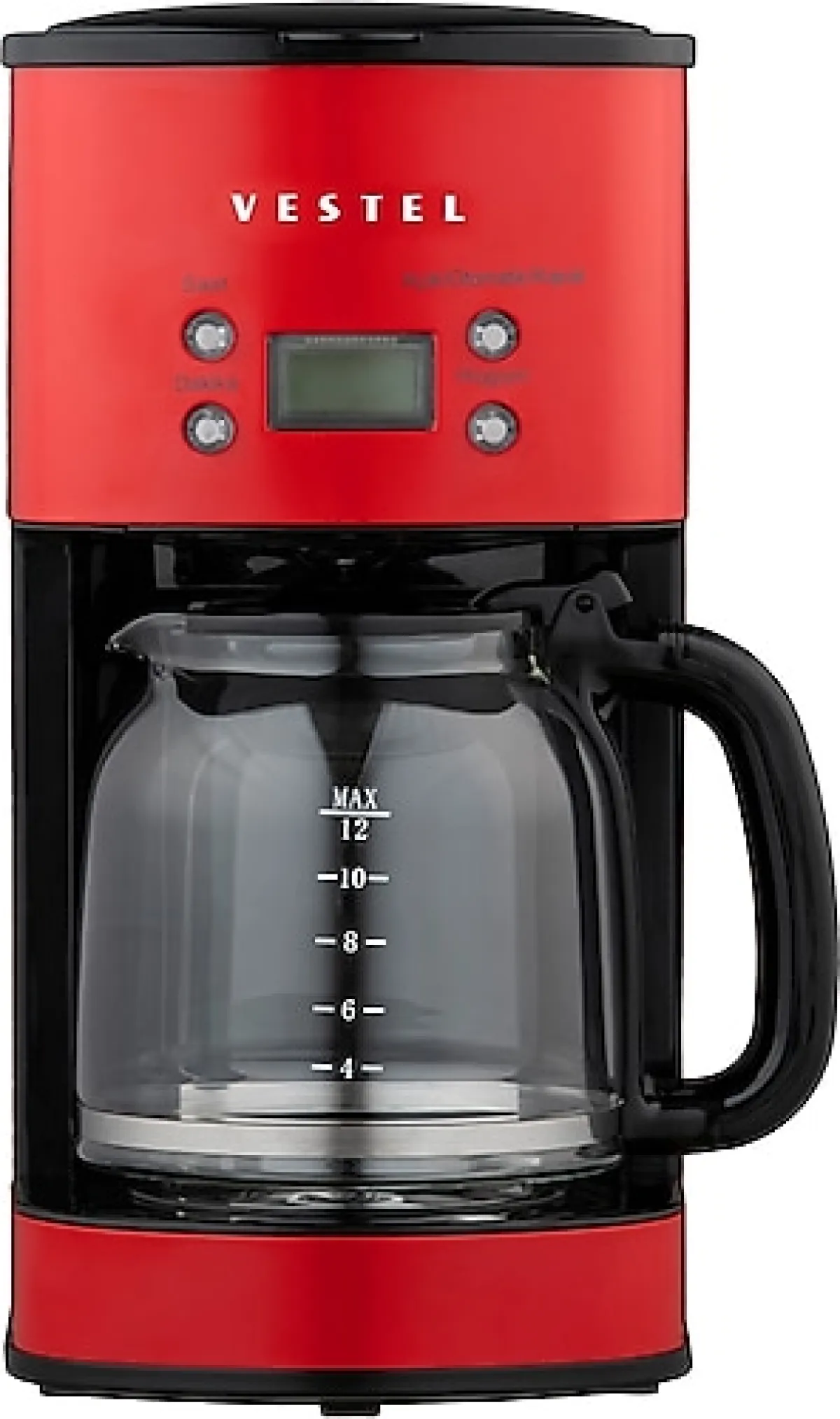 Vestel Retro Kırmızı Filtre Kahve Makinesi