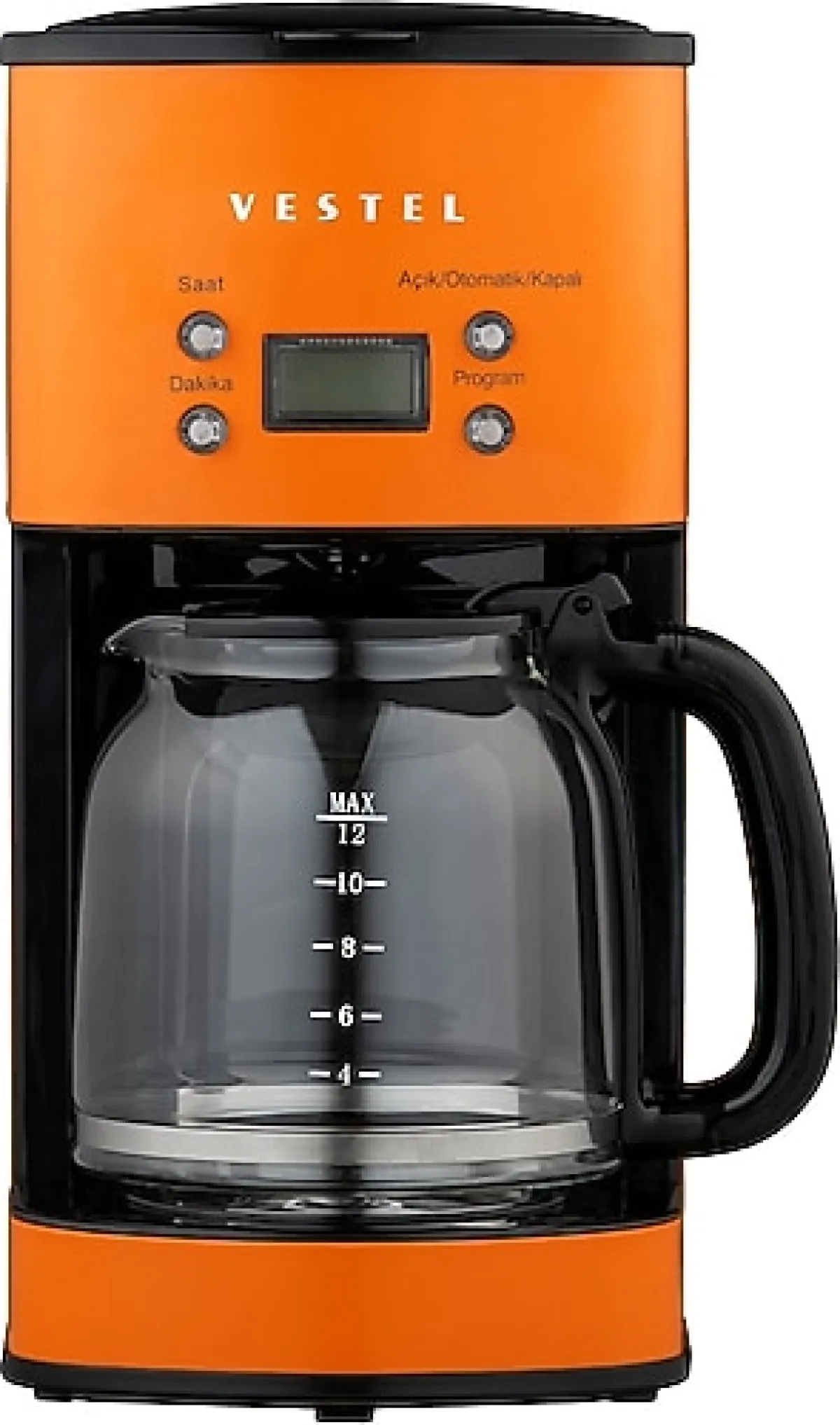 Vestel Retro Turuncu Filtre Kahve Makinesi