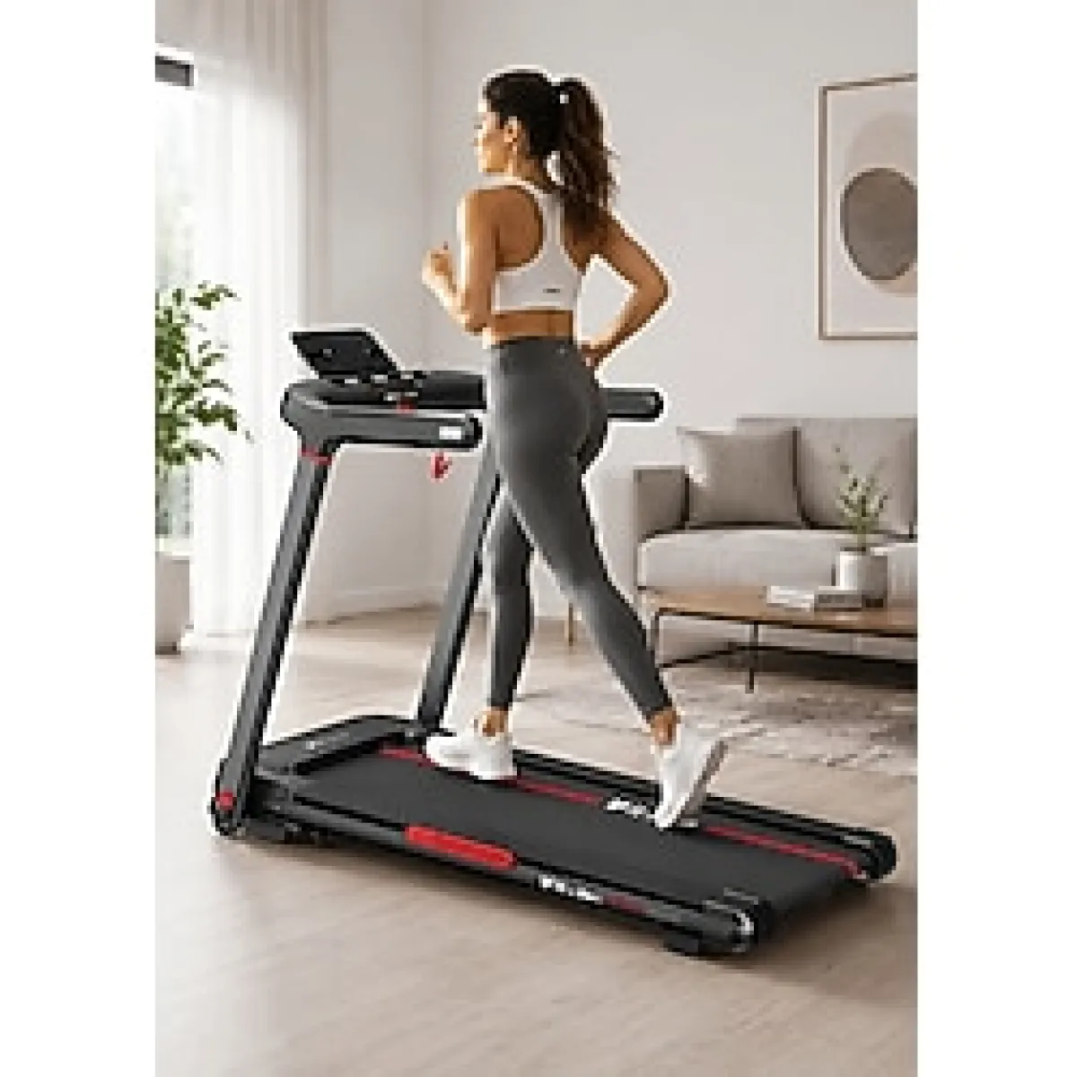Vfit By Premium Delux Koşu Bandı, 20 Kademe Eğim, Brushless, Katlanabilir, 15 Km/S, Bluetooth