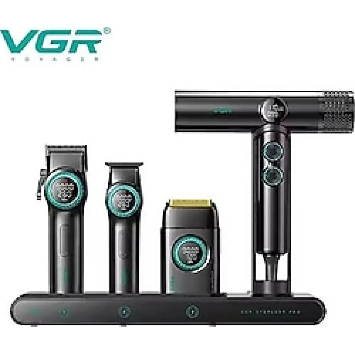 Vgr Profesyonel Erkek Bakım Seti Yapışmaz Pro 4'ü 1 Arada V-001 & V-401 & V-37