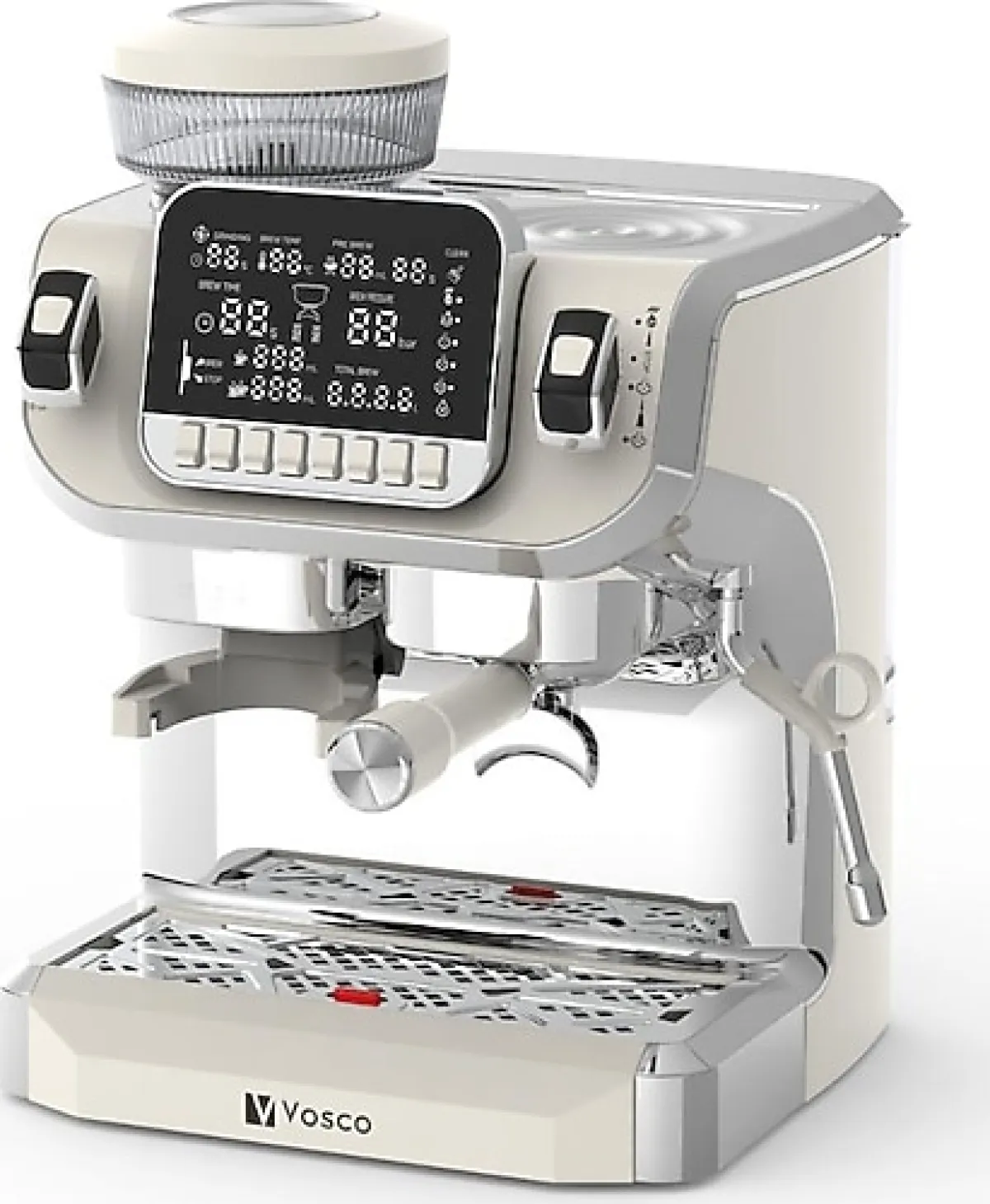 Vosco VST-520EC Barista Öğütücülü Espresso Makinesi