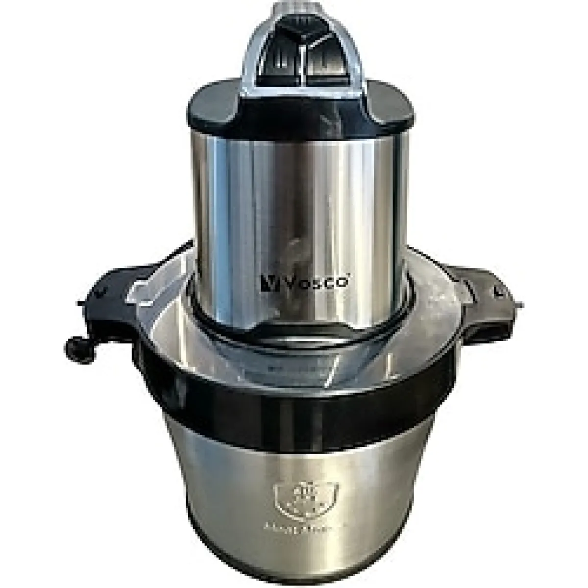 Vosco Yiyecek Parçalayıcı Paslanmaz Çelik 8 Lt. Elektrikli Mutfak Robotu Kıyma Makinesi Blender