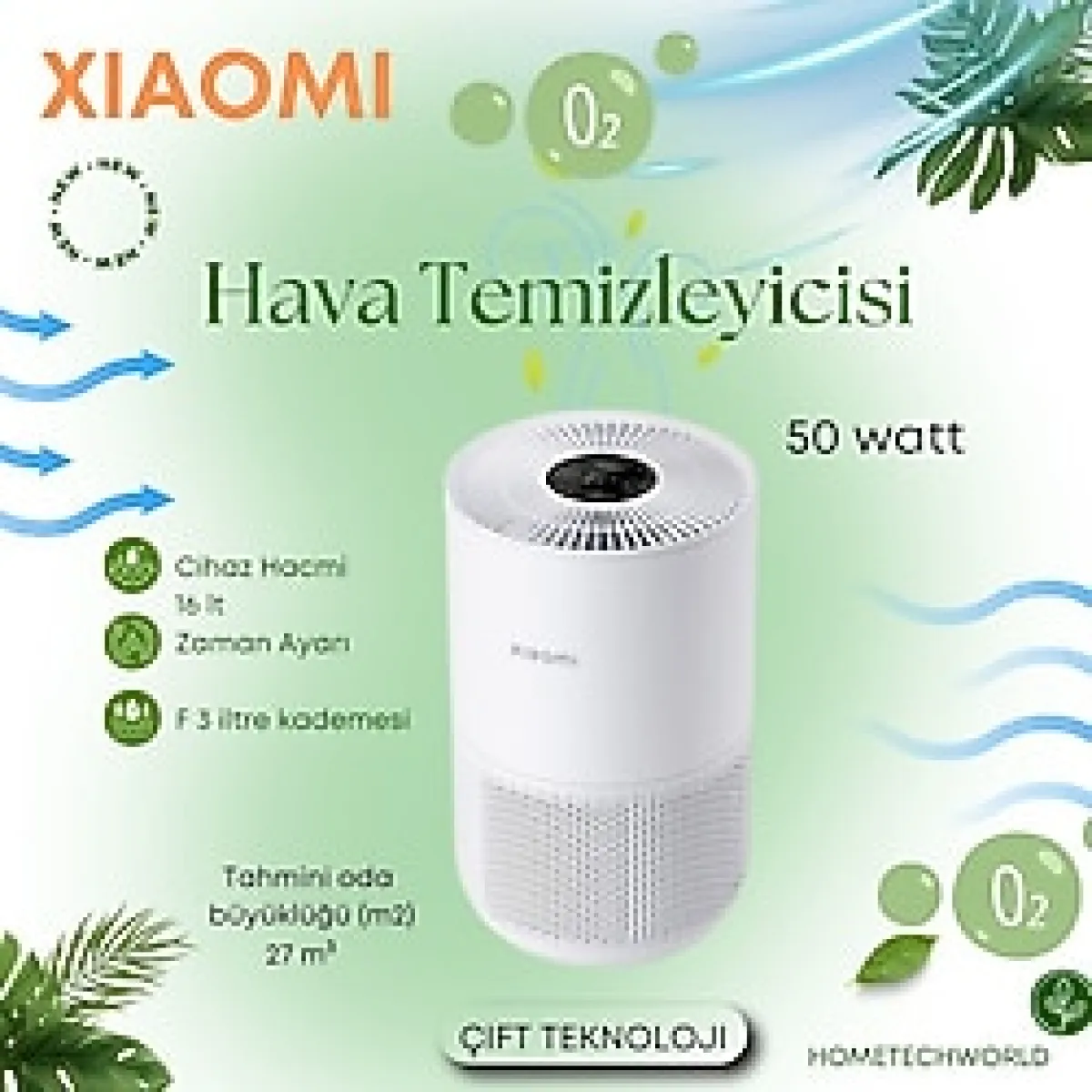 Xiaomi Akıllı Hava Temizleyicisi 4 Kompakt - Beyaz