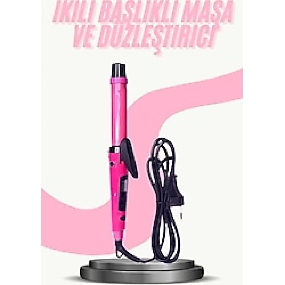 Yaman Market Saç Düzleştirici Şekillendirici Saç Maşası Ikili Şekillendirici Isı Ayarl? - KB002H-6IJZV