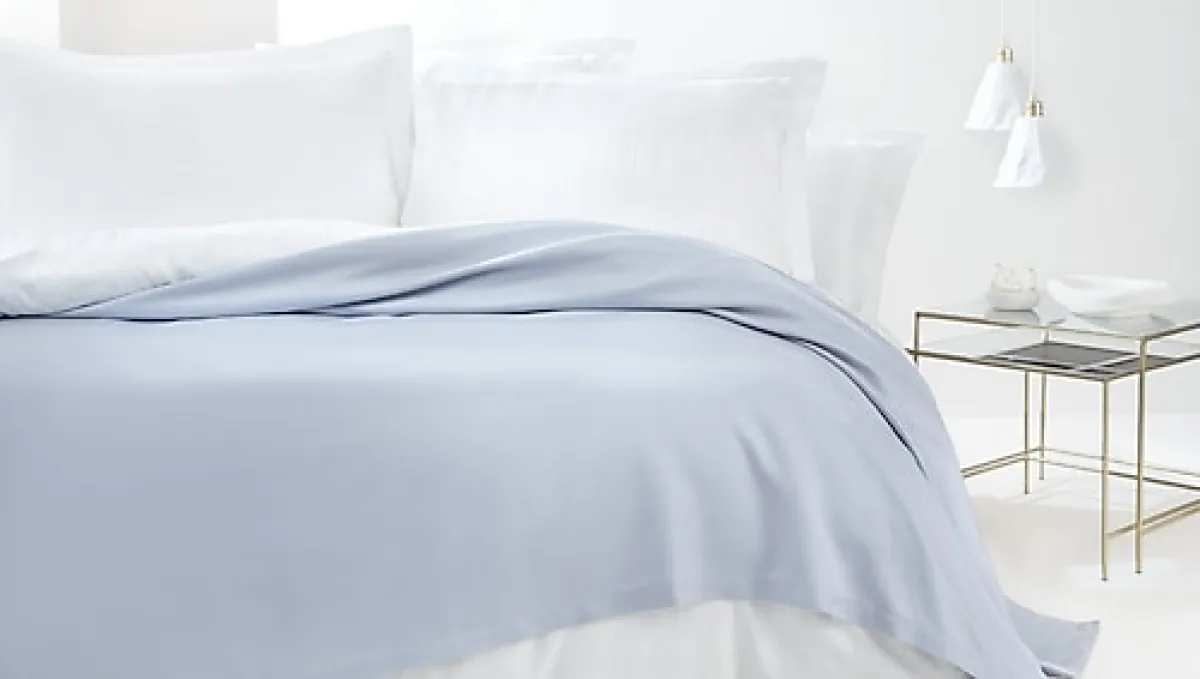 Yataş Anders Açık Mavi Çift Kişilik Pike