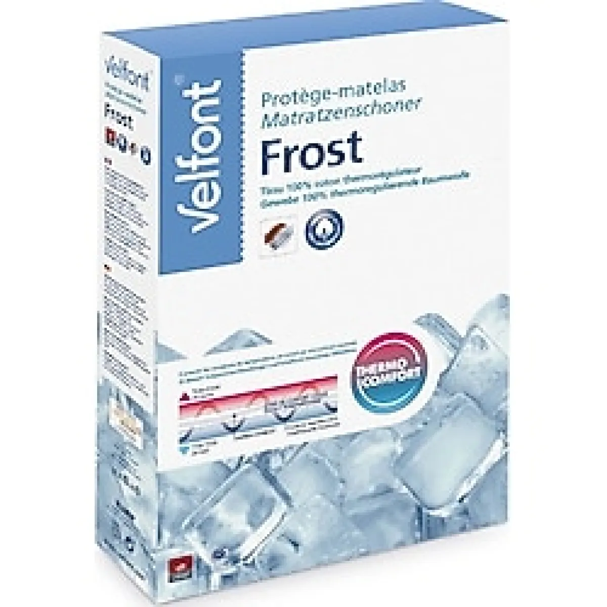 Yatsan Velfont Frost Outlast Cotton Isı Dengeleyici Alez 160x200 - Beyaz - 160 x 200 cm