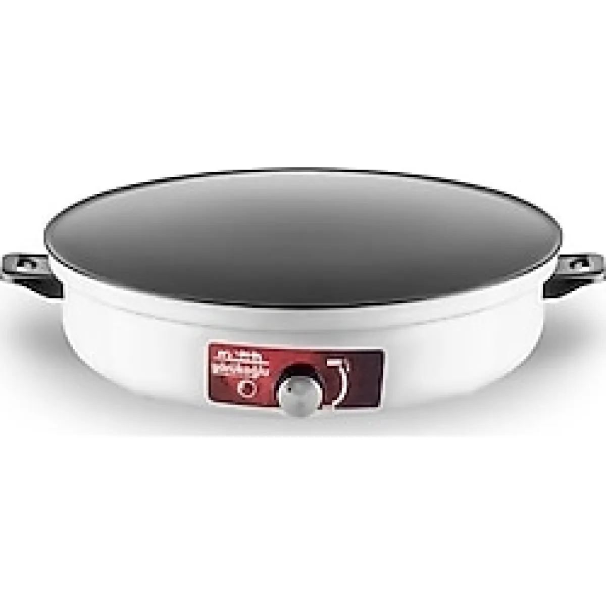 Yörükoğlu Termostatlı Gözleme ve Katmer Sacı 2000 Watt - Beyaz