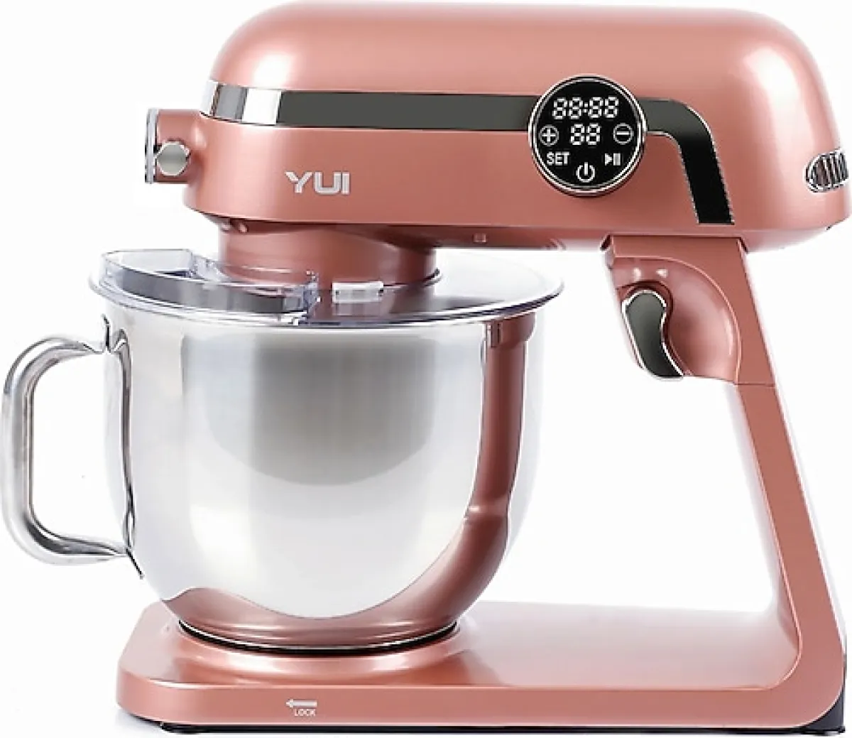 Yui M123 Easy Chef Premium 1800 W 7 lt Pembe Stand Mikser