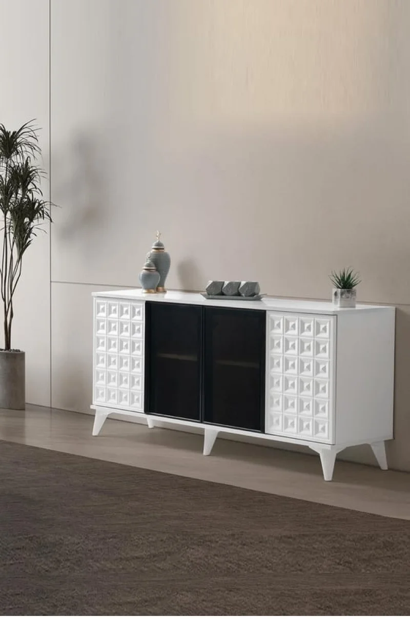 Yakut Reflekte Beyaz Konsol 180 cm (AK702)