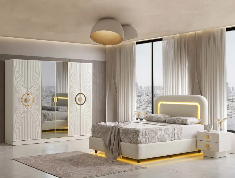 Gusto MDF Yatak Odası Takımı (Başlıklı)