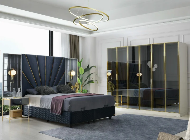 Napoli MDF Yatak Odası Takımı (Başlıklı)