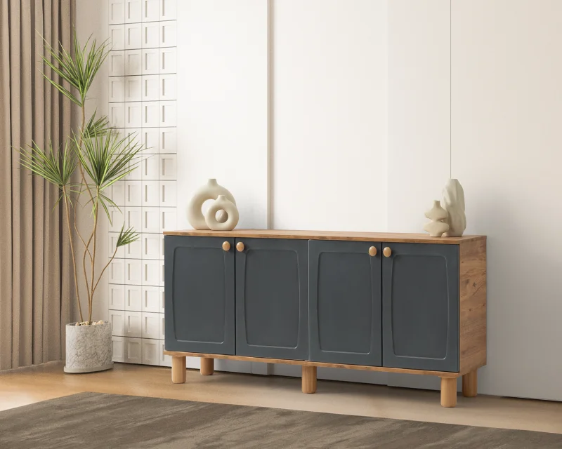 Zara Antrasit Konsol 180Cm (ER712)