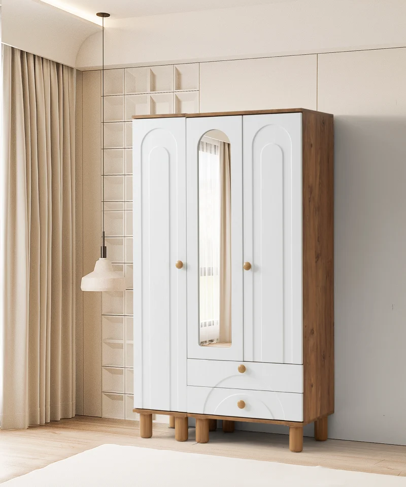 Bohem 3 Kapılı Aynalı Dolap (Ak106)