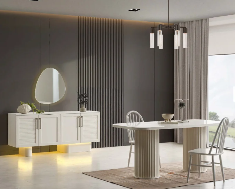 Prada MDF Yemek Odası Takımı