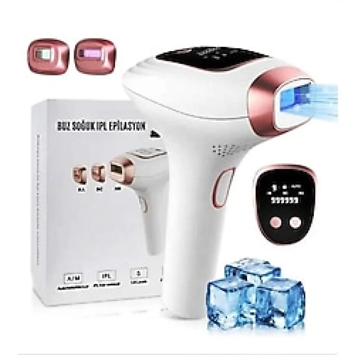 Acısız Ipl Buz Lazer Cihazı 5 Mod Manyetik Değiştirebilir Kapak Kadın-Erkek Için Kalıcı Epilasyon-No4- - no4 epilasyon