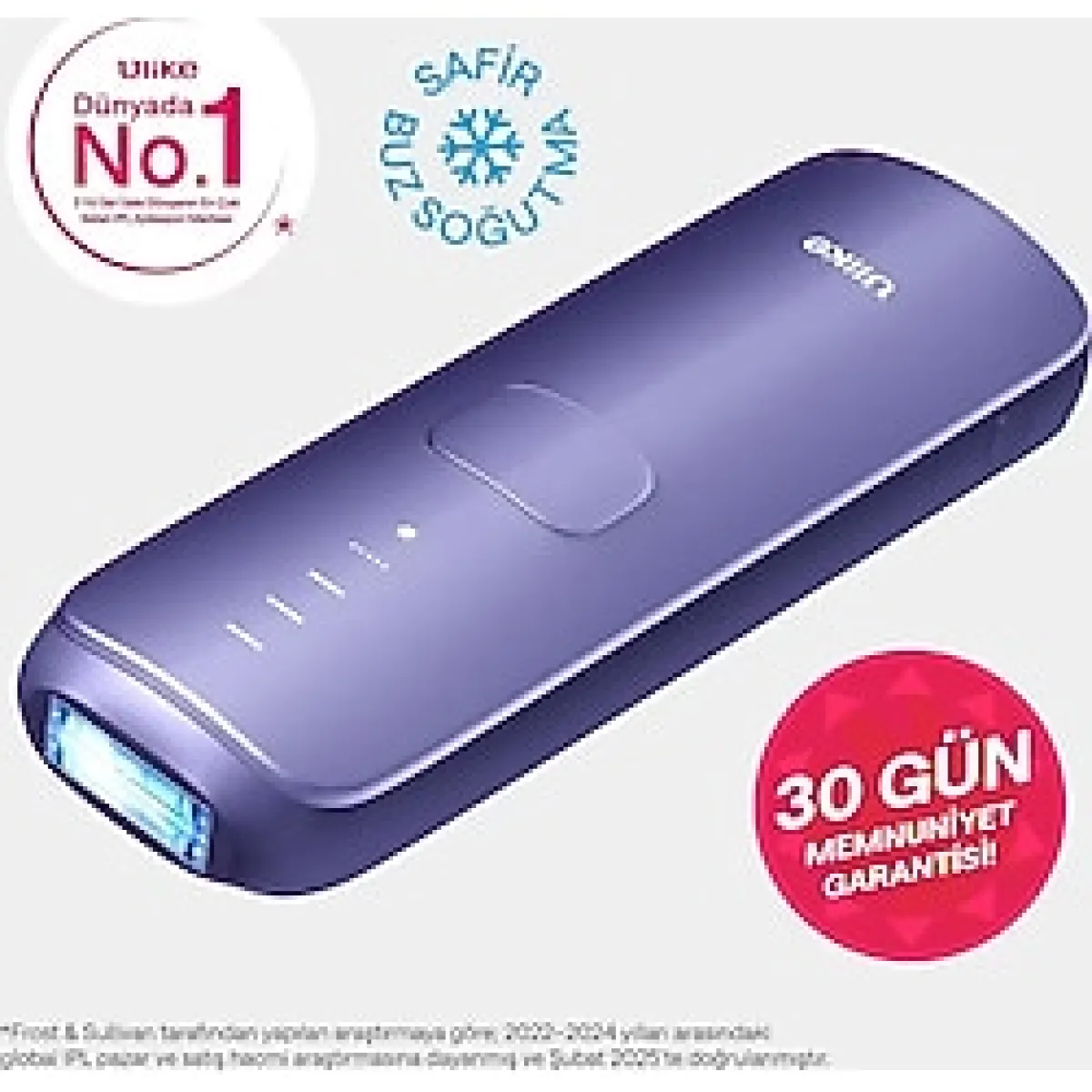 Air 3 Ipl Lazer Epilasyon Aleti (acAsAz) Safir Buz SoAYutma 700.000 AtAm Deri Kutu Hediyeli - Mor