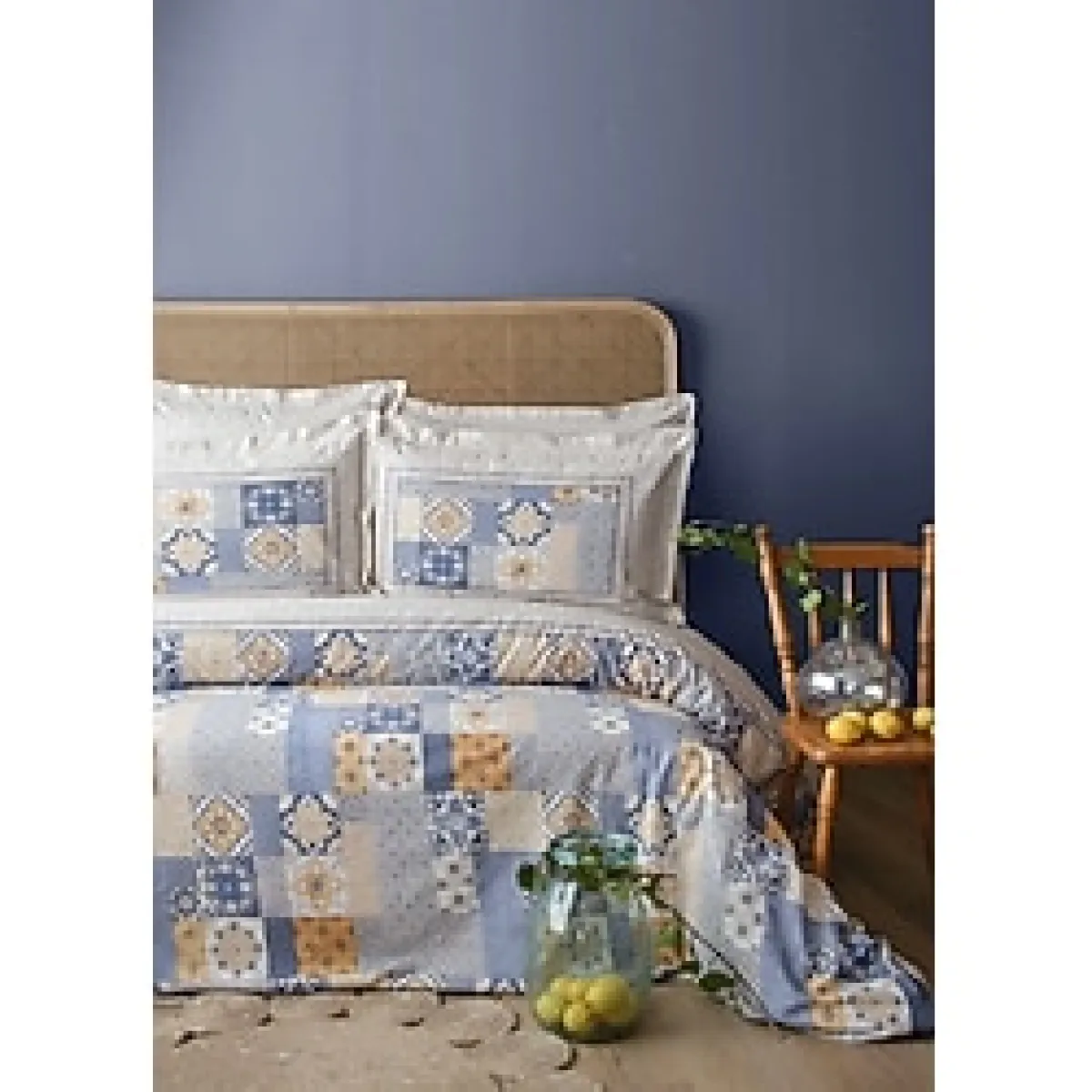 Apricitas Home Cift Kisilik Complete Set Maude Indigo - Complet Set