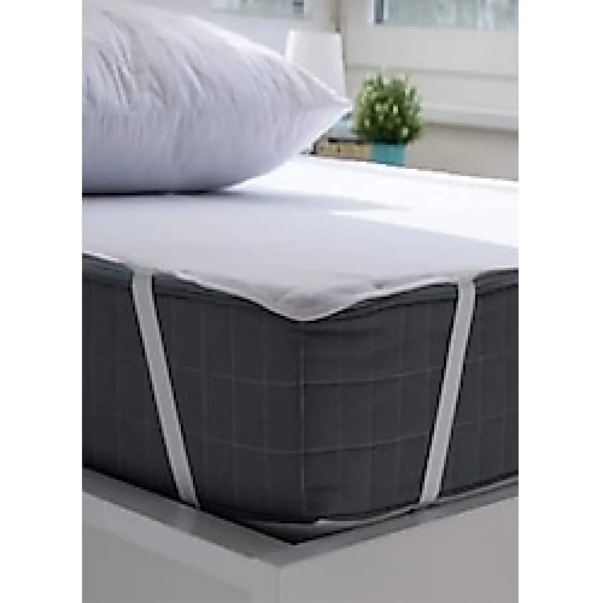 AYHOME Micro Fit Dört Kenar Lastikli Çift Kişilik Su Sıvı Geçirmez Yatak Alezi Yatak Koruyucu 160 X 200