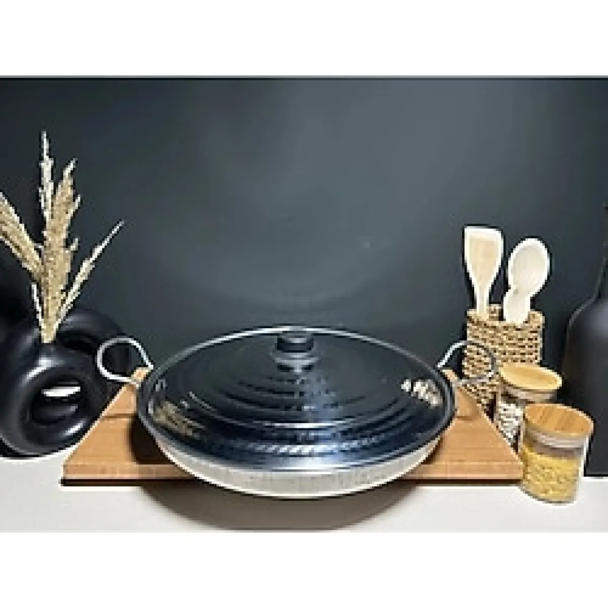 BENA LİFE ÇELİK KAPAKLI SAC TAVA 35 CM