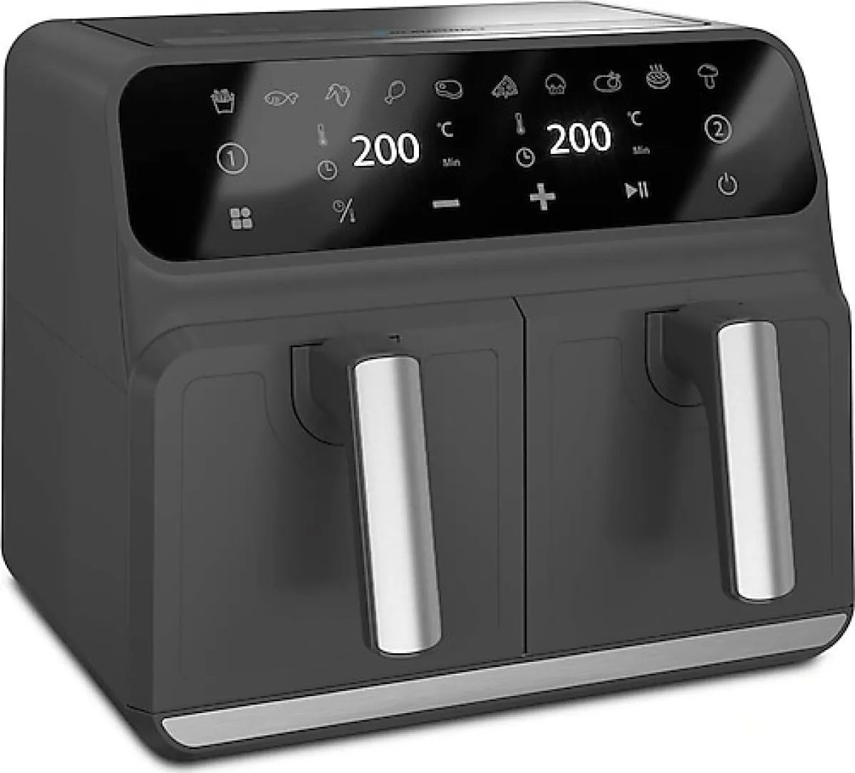 Blaupunkt D7800 Taste Master Çift Hazneli Air Fryer 4+4 lt Yağsız Fritöz