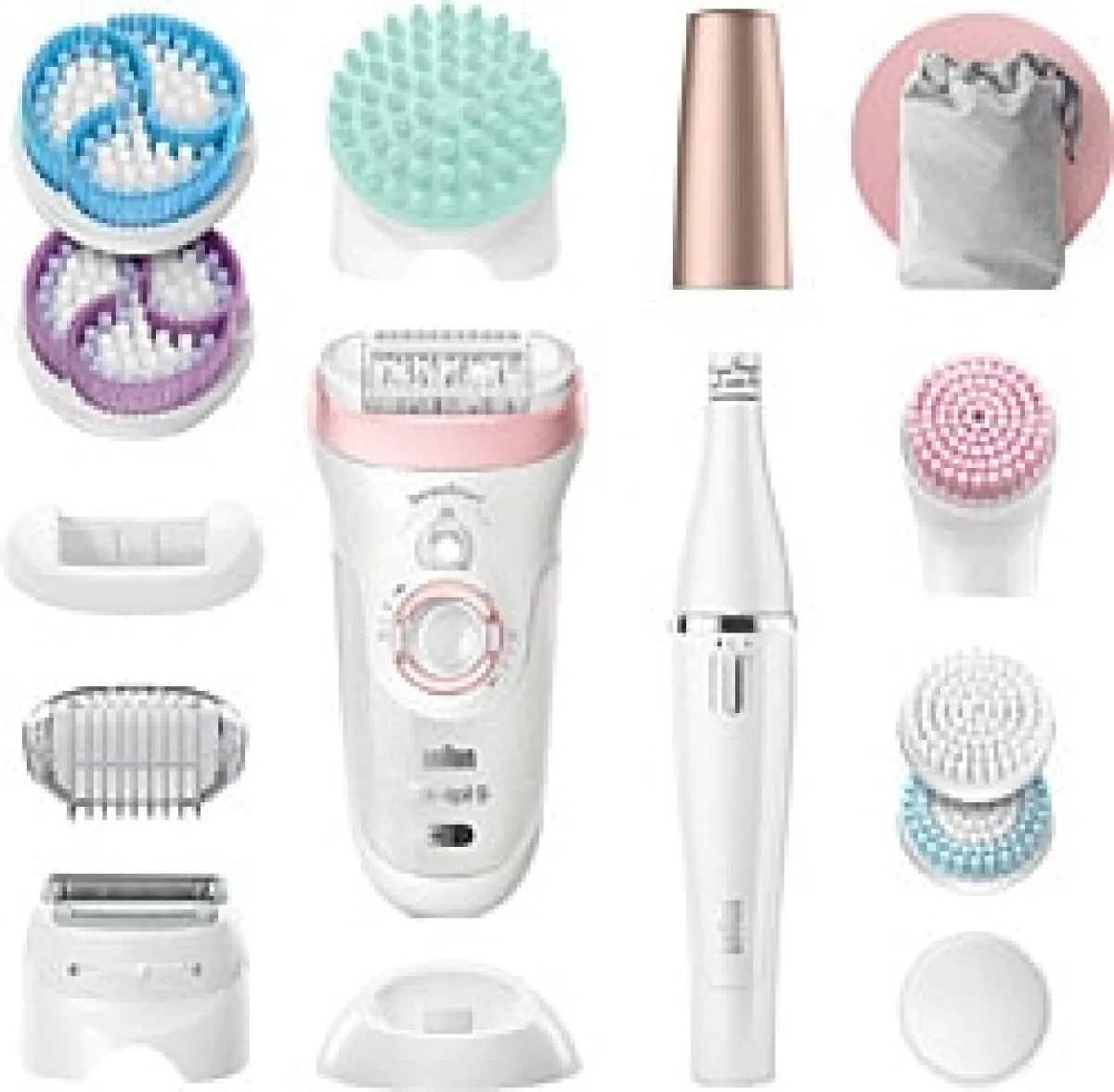 Braun Silk Epil 9-995 SensoSmart FaceSpa Güzellik Seti Islak Kuru Epilatör