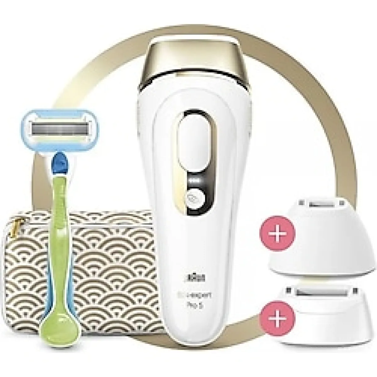 Braun Silk Expert PL5237 Yeni Nesil IPL 400.000 Atımlı 2 Başlıklı Tüy Alma Cihazı
