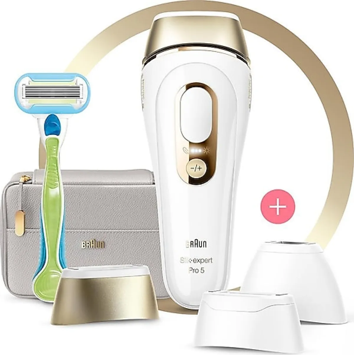 Braun Silk Expert Pro 5 PL5257 400.000 Atım Yeni Nesil IPL Epilasyon Aleti + Tasarım Çanta