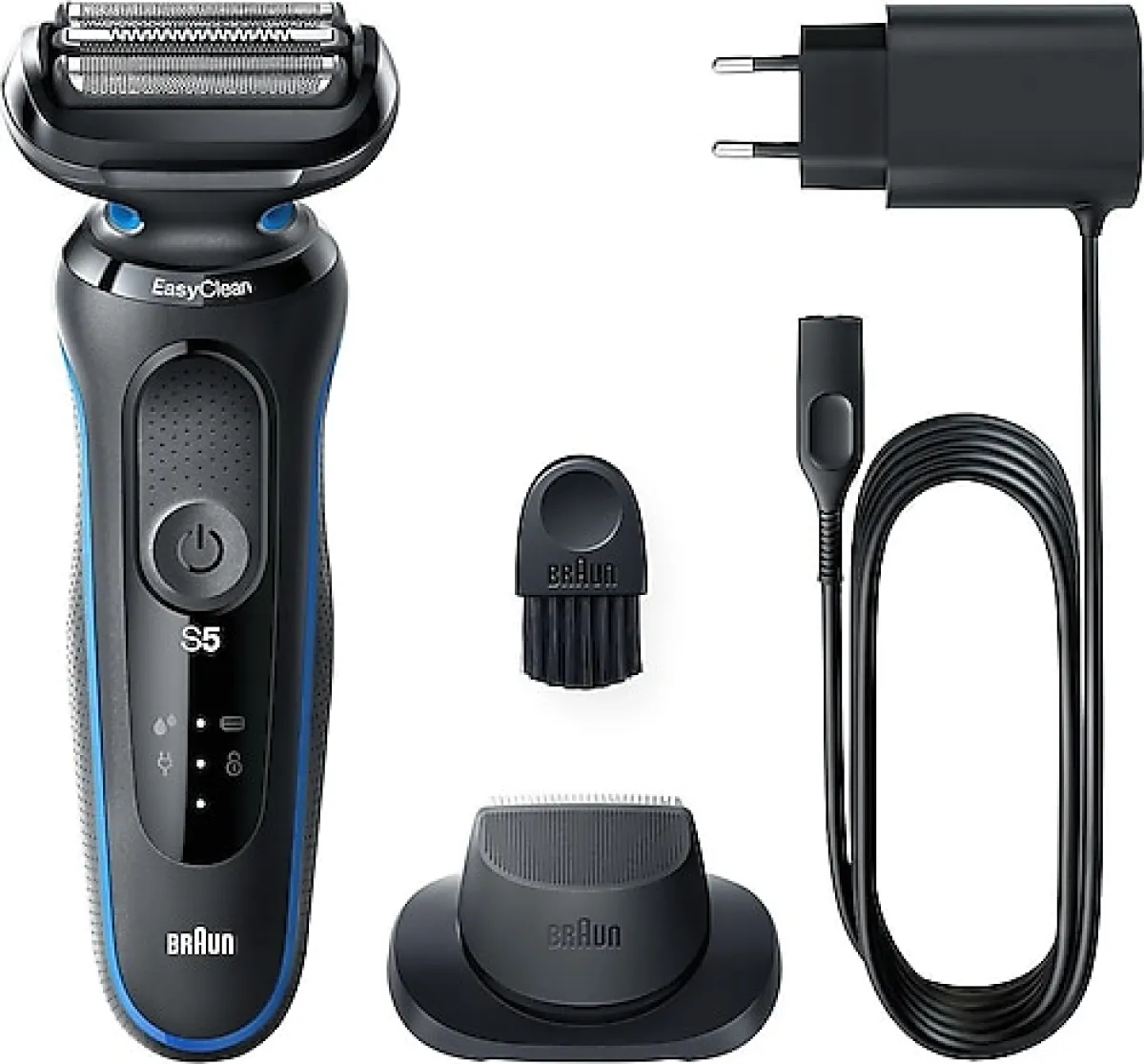 Braun Yeni Seri 5 B1200S AutoSense EasyClean EasyClick Islak ve Kuru Tıraş Makinesi