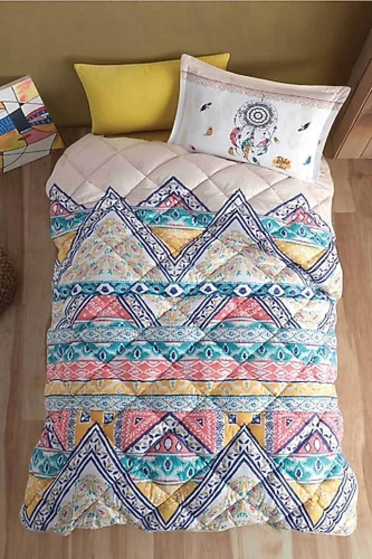 Clasy Boho Ranforce Tek Kişilik Uyku Seti